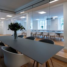 Deko MV Glass - Panel Wall with Discrete Stacking Solutions